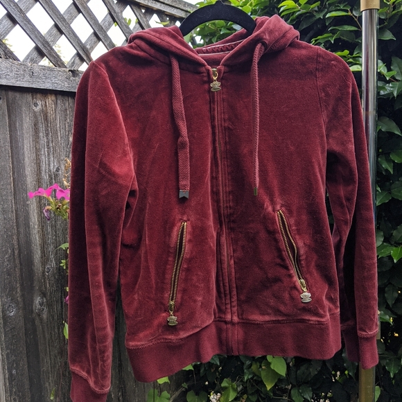 Paul Frank Velour Zip Up Hoodie - Picture 2 of 3